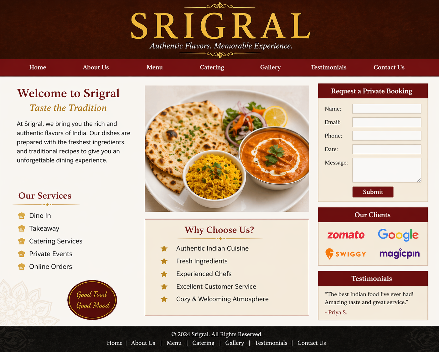 Outdated website